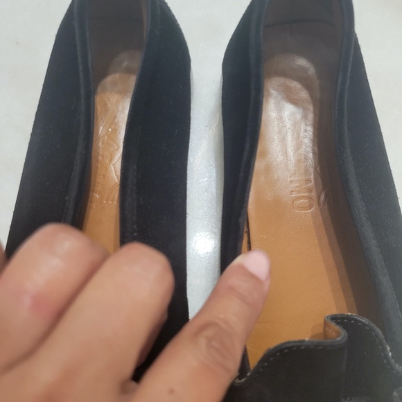 Salvatore Ferragamo Black Suede Loafers/Slip-On - Picture 5 of 6